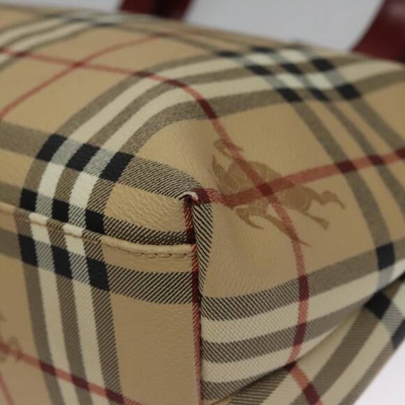 Burberry Nova Check Tote Bag Pvc Beige - Picture 9 of 16